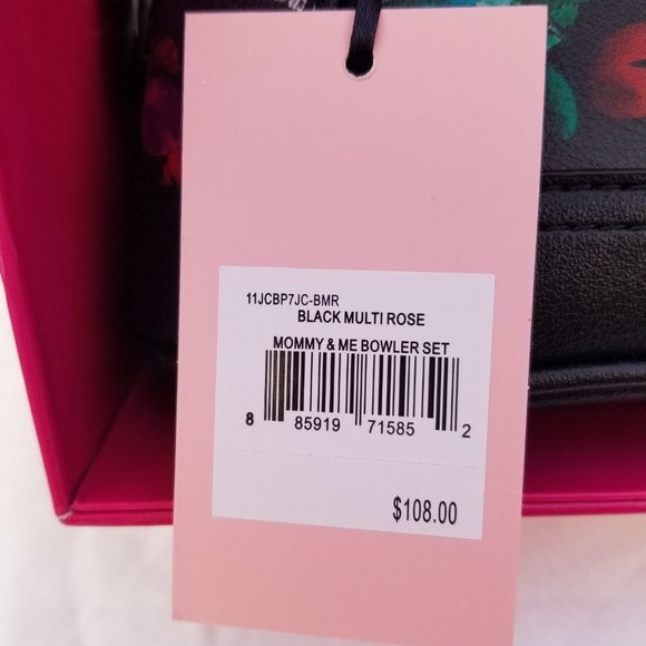 Juicy Couture Matching set 11JCBP7JC-BMR Bowler Handbag Mom and her Mini BNWT - Picture 13 of 14